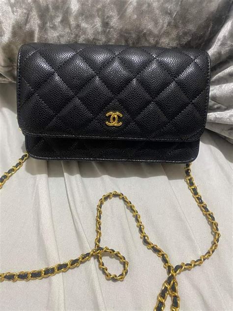 chanel 22 wallet on chain|Chanel wallet on chain preloved.